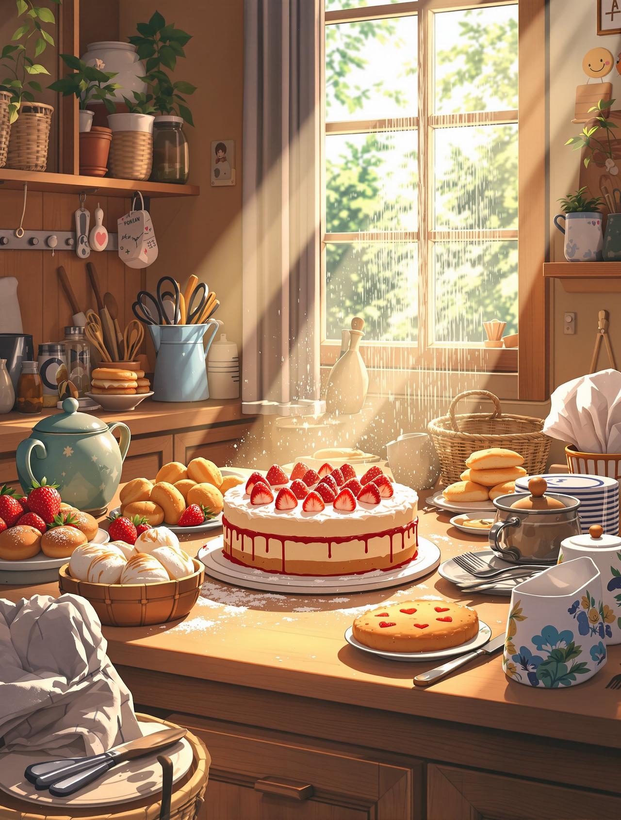 烘焙时光 - 《洞洞杂货店》漫画免费百度连载作品封面